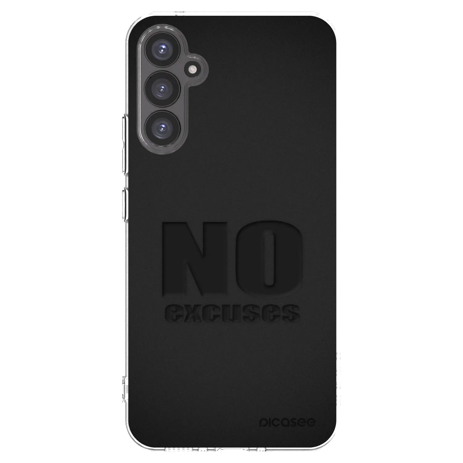 Picasee Samsung Galaxy A34 5G A346B Hülle - Transparentes Silikon - No Excuses