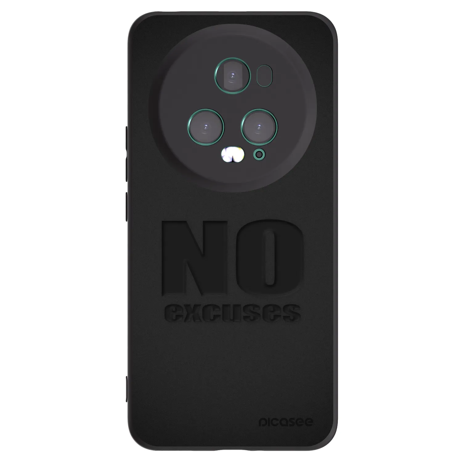 Picasee Honor Magic5 Pro Hülle - Schwarzes Silikon - No Excuses