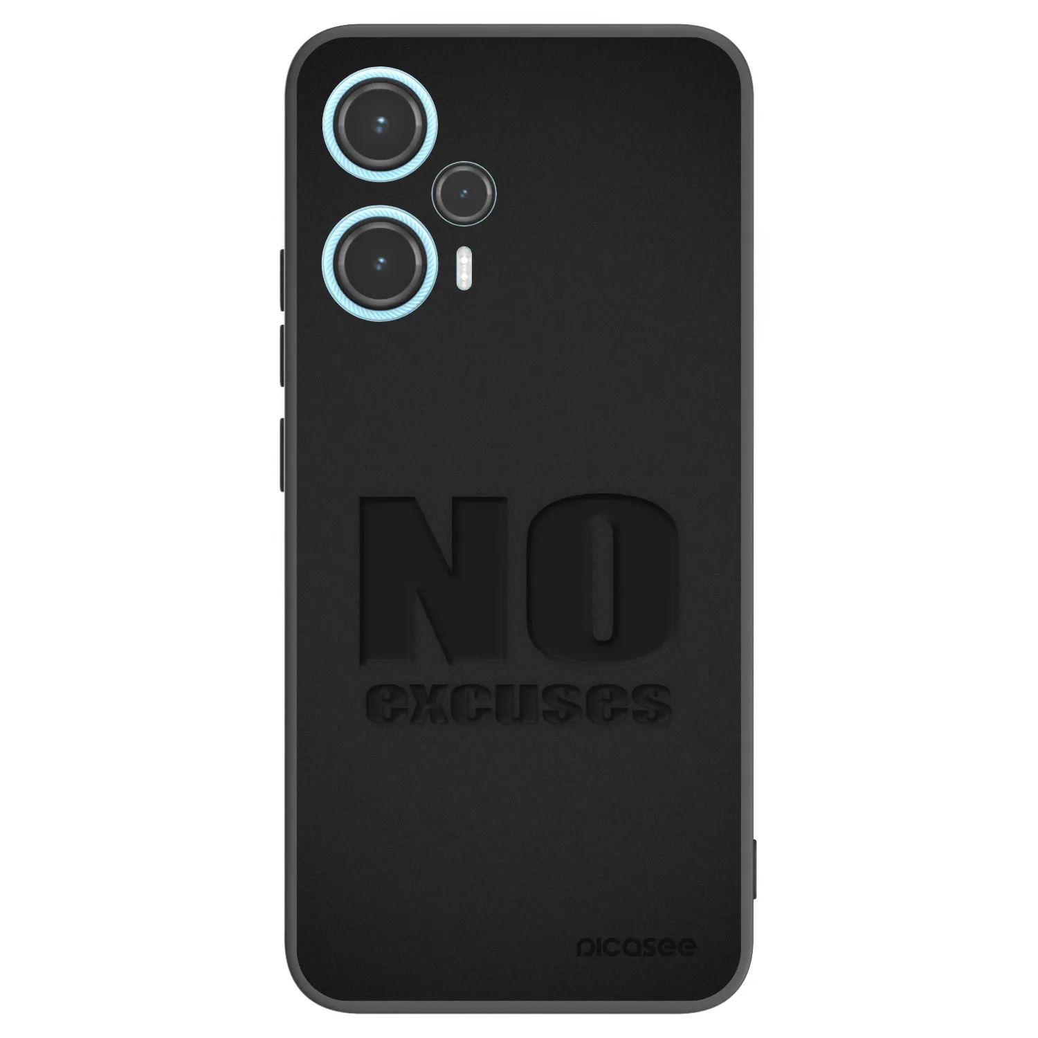 Picasee Xiaomi Poco F5 Hülle - Schwarzes Silikon - No Excuses