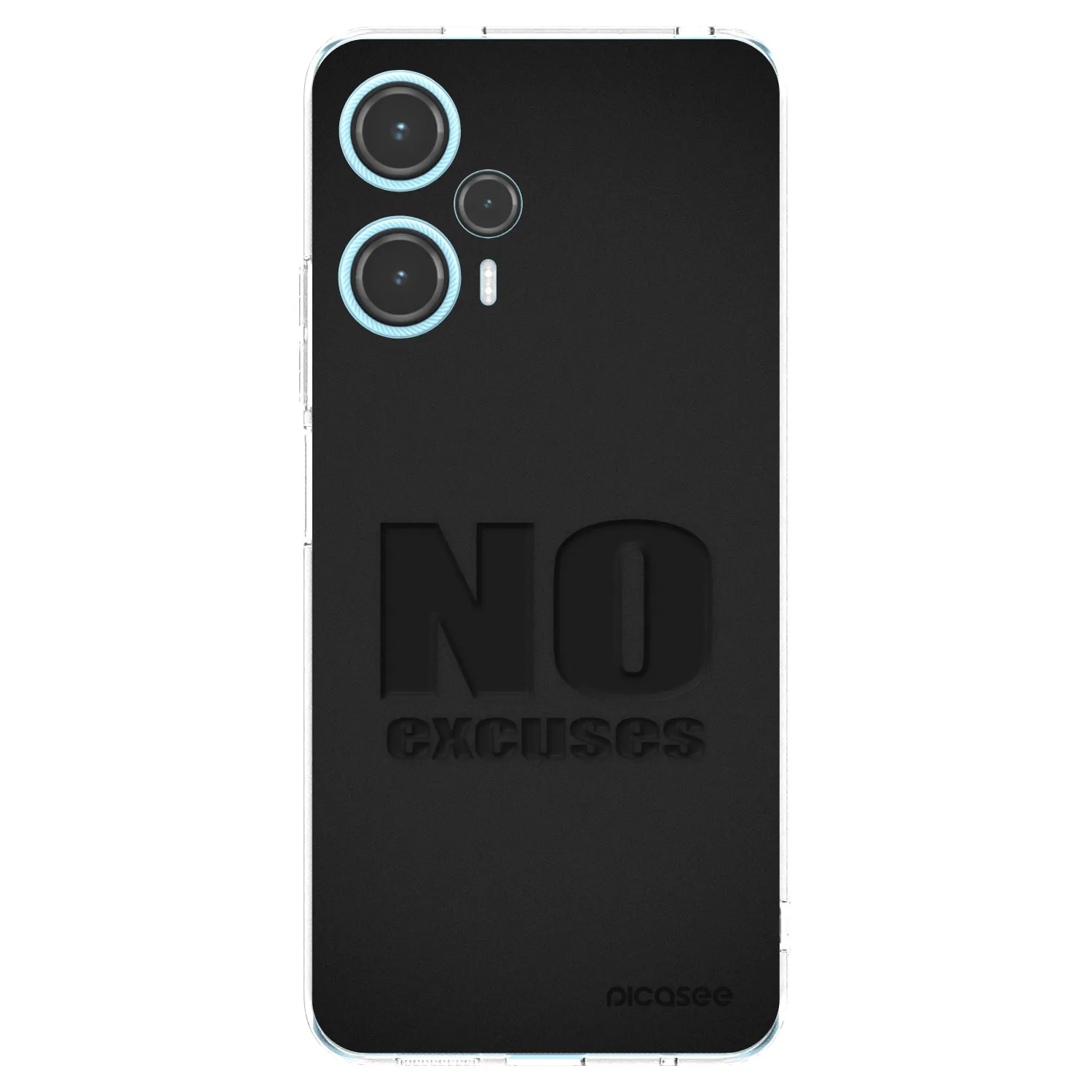 Picasee Xiaomi Poco F5 Hülle - Transparentes Silikon - No Excuses