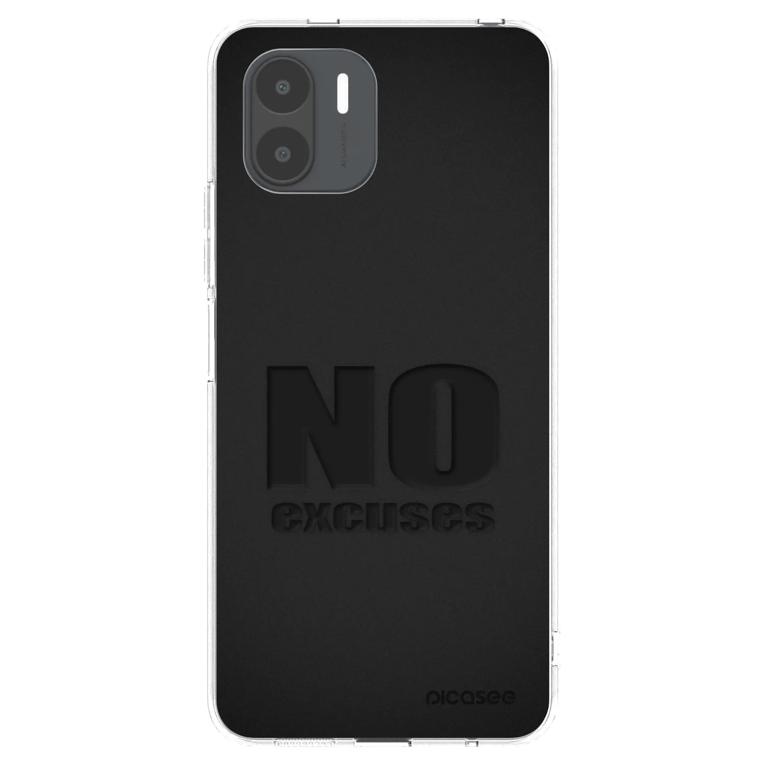 Picasee Xiaomi Redmi A2 Hülle - Transparentes Silikon - No Excuses