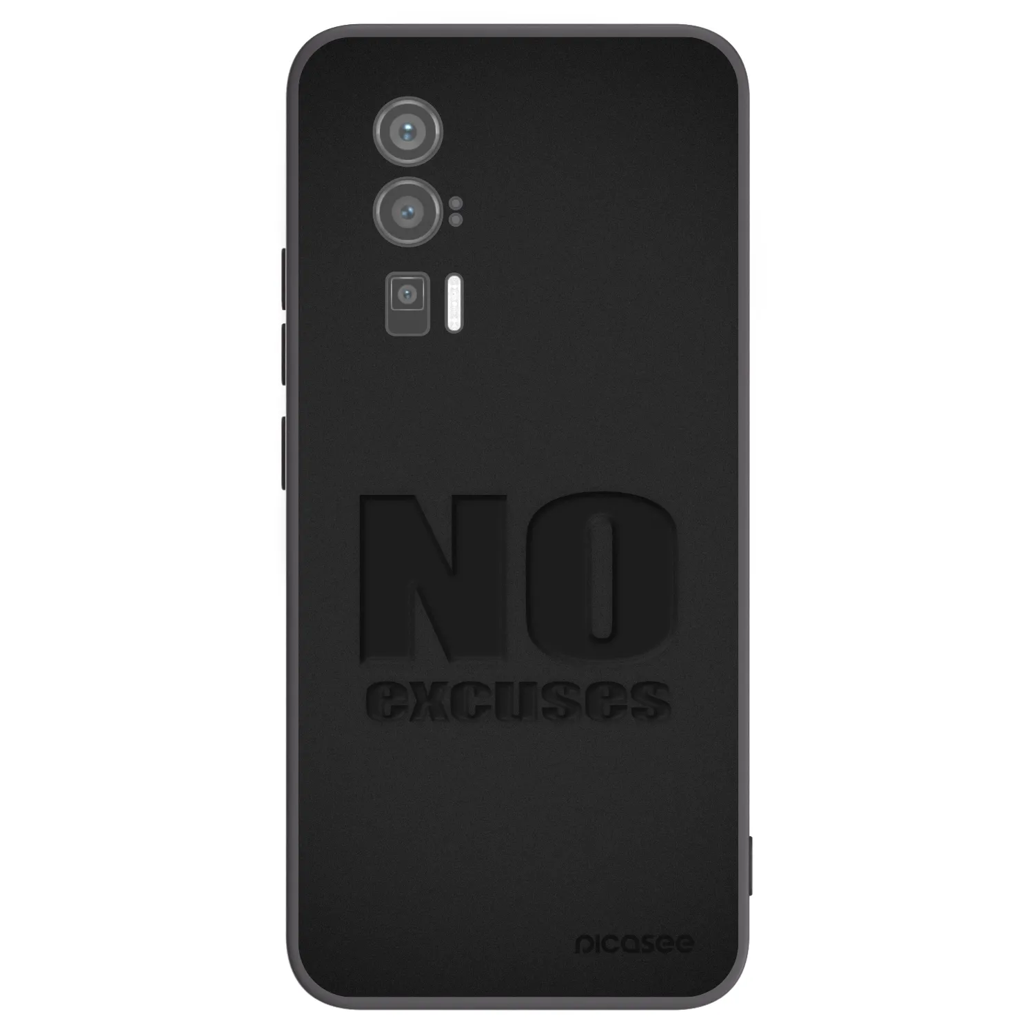 Picasee Xiaomi Poco F5 Pro 5G Hülle - Schwarzes Silikon - No Excuses