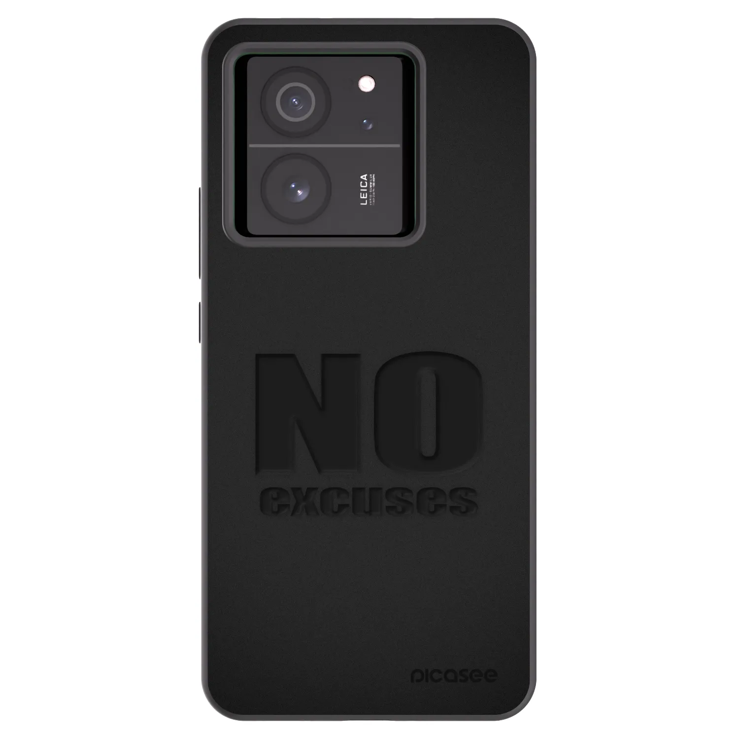 Picasee Xiaomi 13T Pro Hülle - Schwarzes Silikon - No Excuses