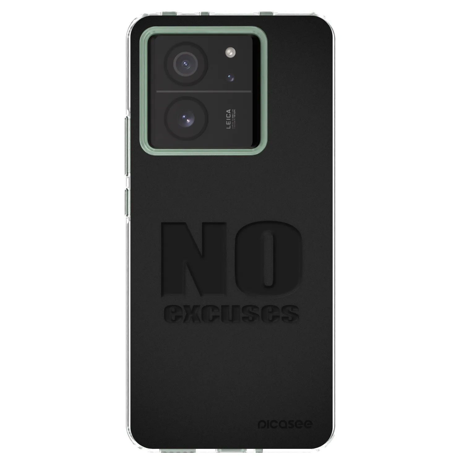 Picasee Xiaomi 13T Pro Hülle - Transparentes Silikon - No Excuses