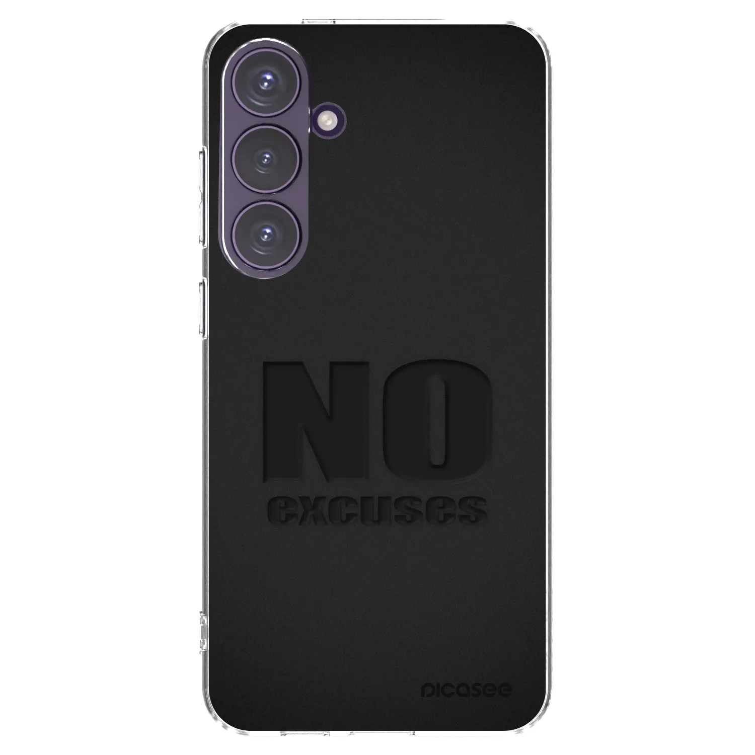 Picasee Samsung Galaxy S24+ S926B 5G Hülle - Transparentes Silikon - No Excuses