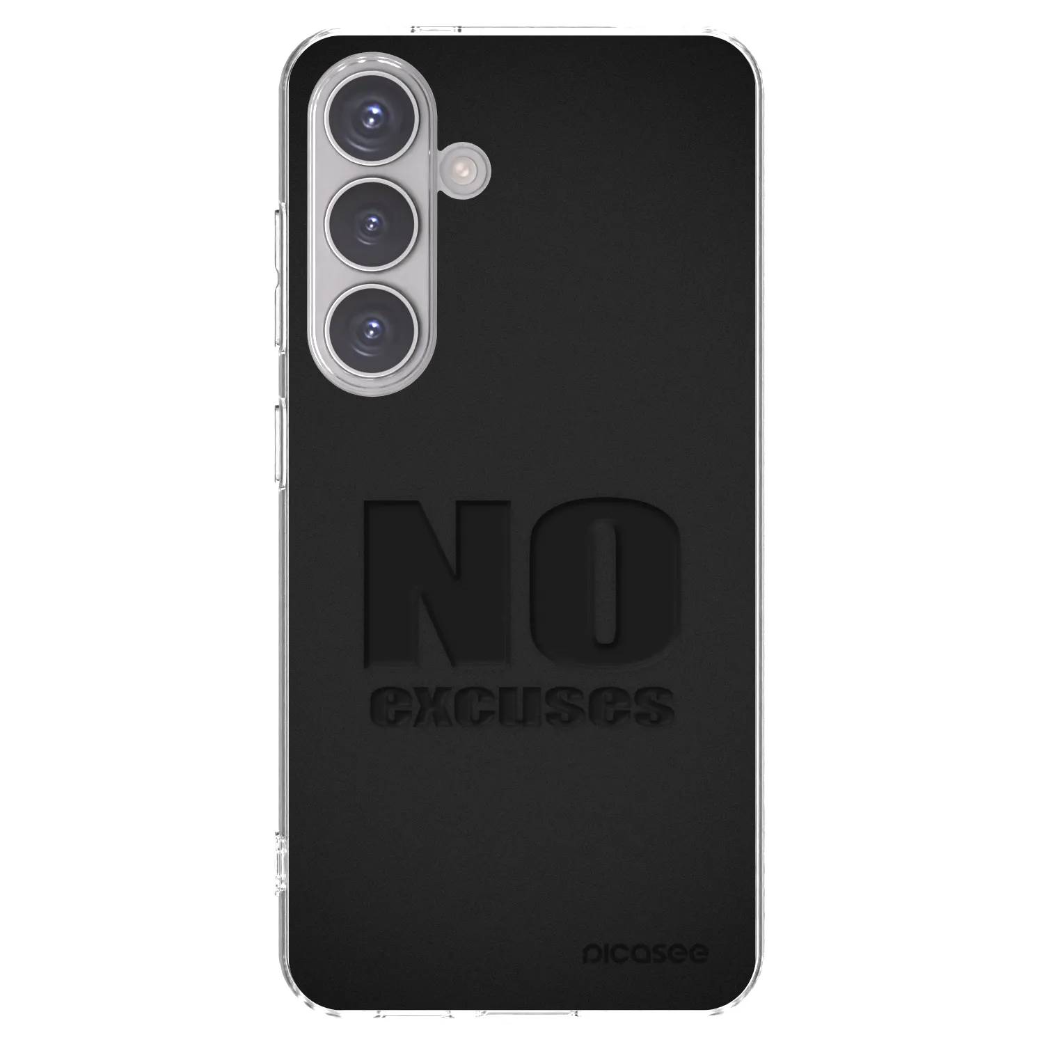 Picasee Samsung Galaxy S24 S921B 5G Hülle - Transparentes Silikon - No Excuses