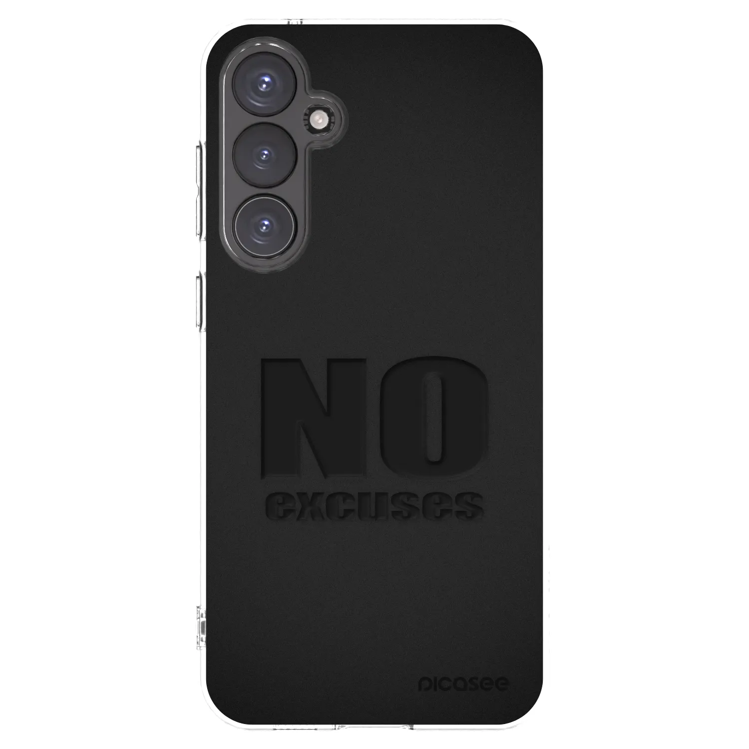 Picasee Samsung Galaxy S23 FE S711B Hülle - Transparentes Silikon - No Excuses