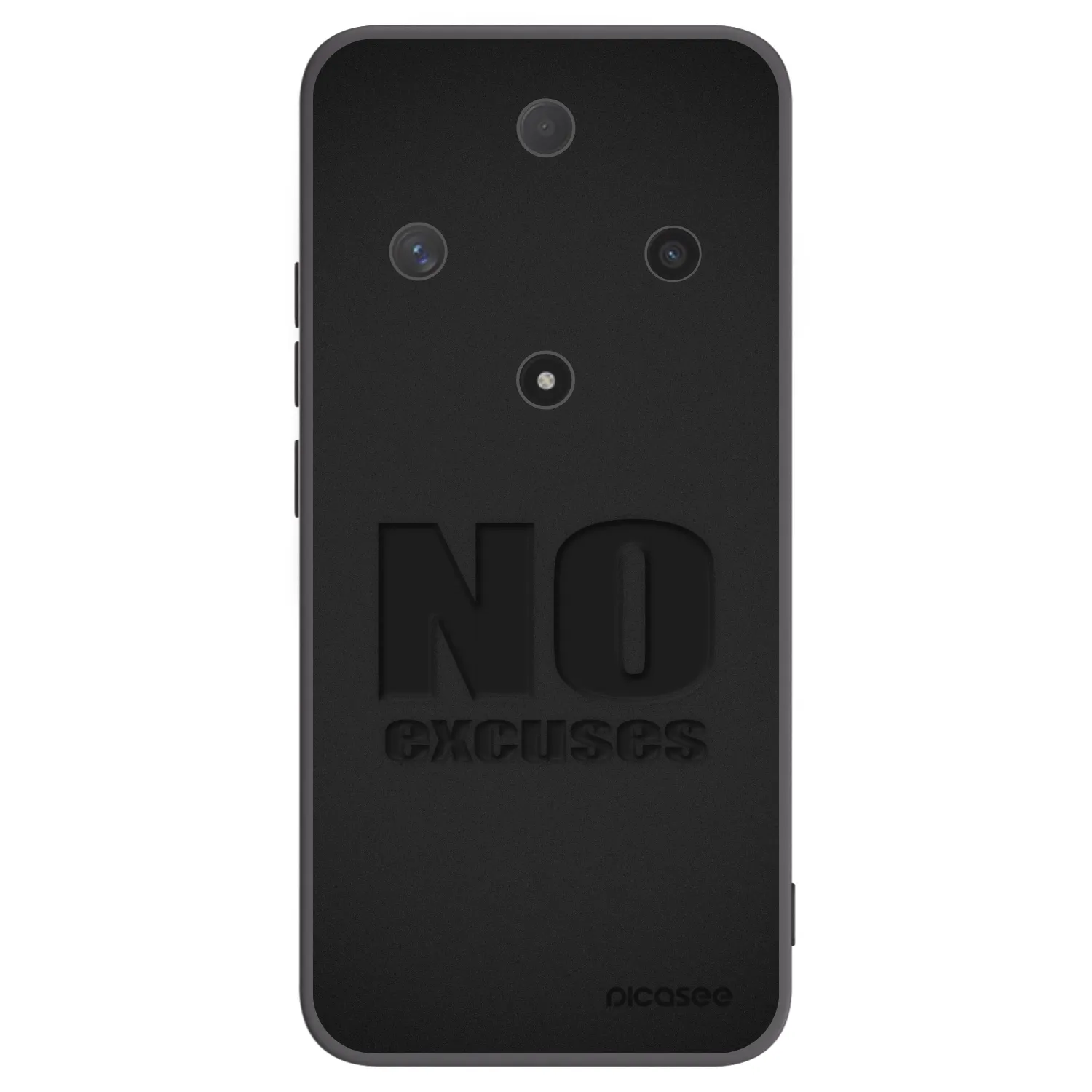 Picasee Honor Magic6 Lite 5G Hülle - Schwarzes Silikon - No Excuses