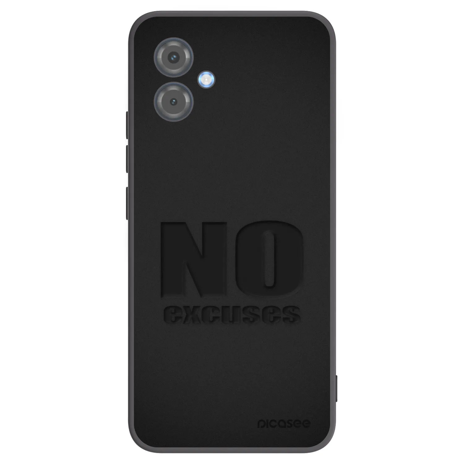 Picasee Motorola Moto G14 Hülle - Schwarzes Silikon - No Excuses