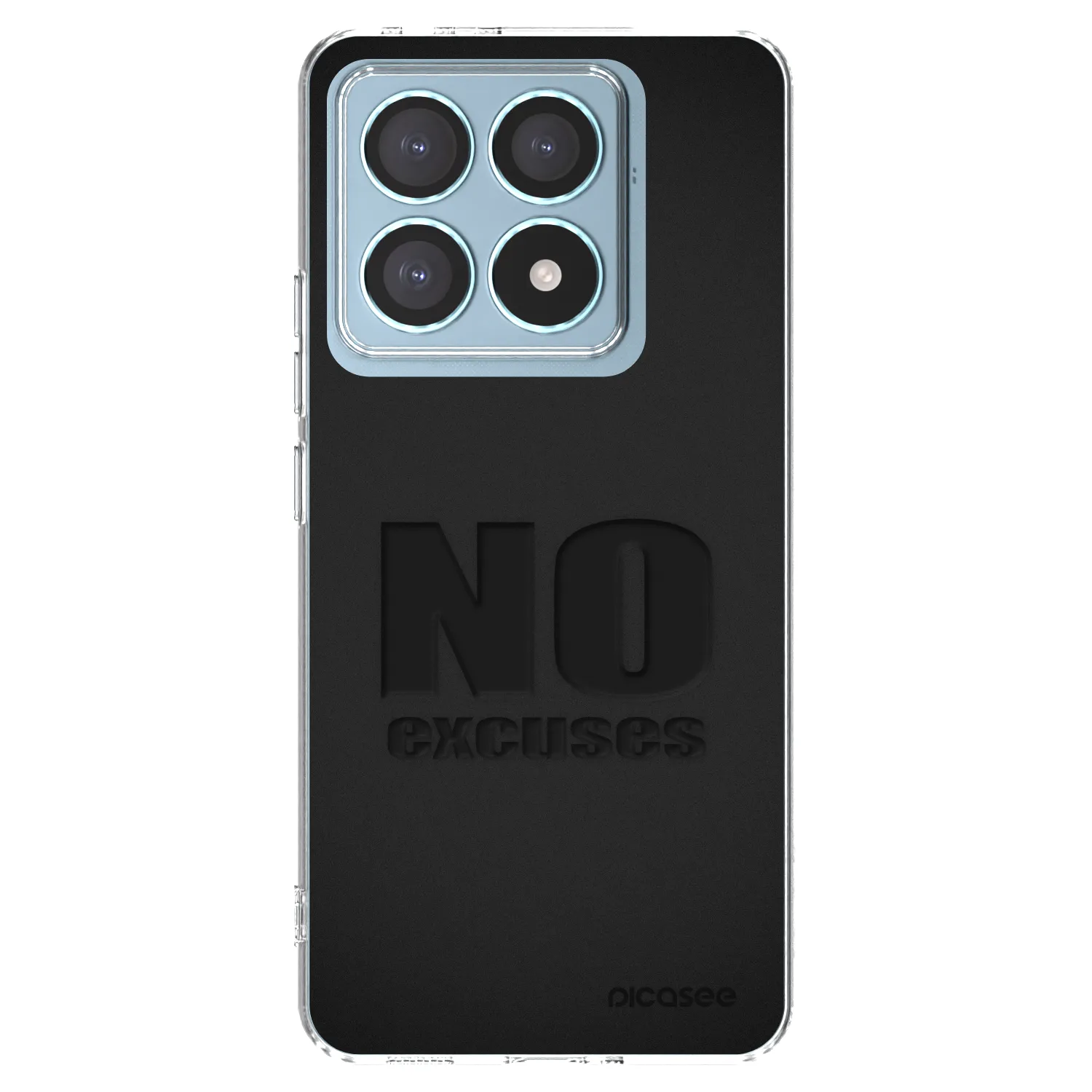 Picasee Xiaomi 14T Pro Hülle - Transparentes Silikon - No Excuses