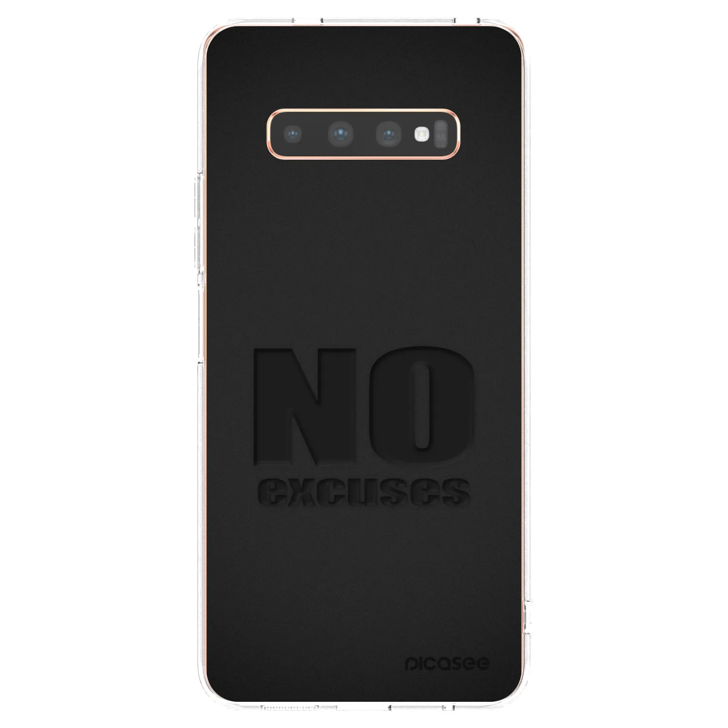 Picasee Samsung Galaxy S10 Plus G975 Hülle - Transparentes Silikon - No Excuses