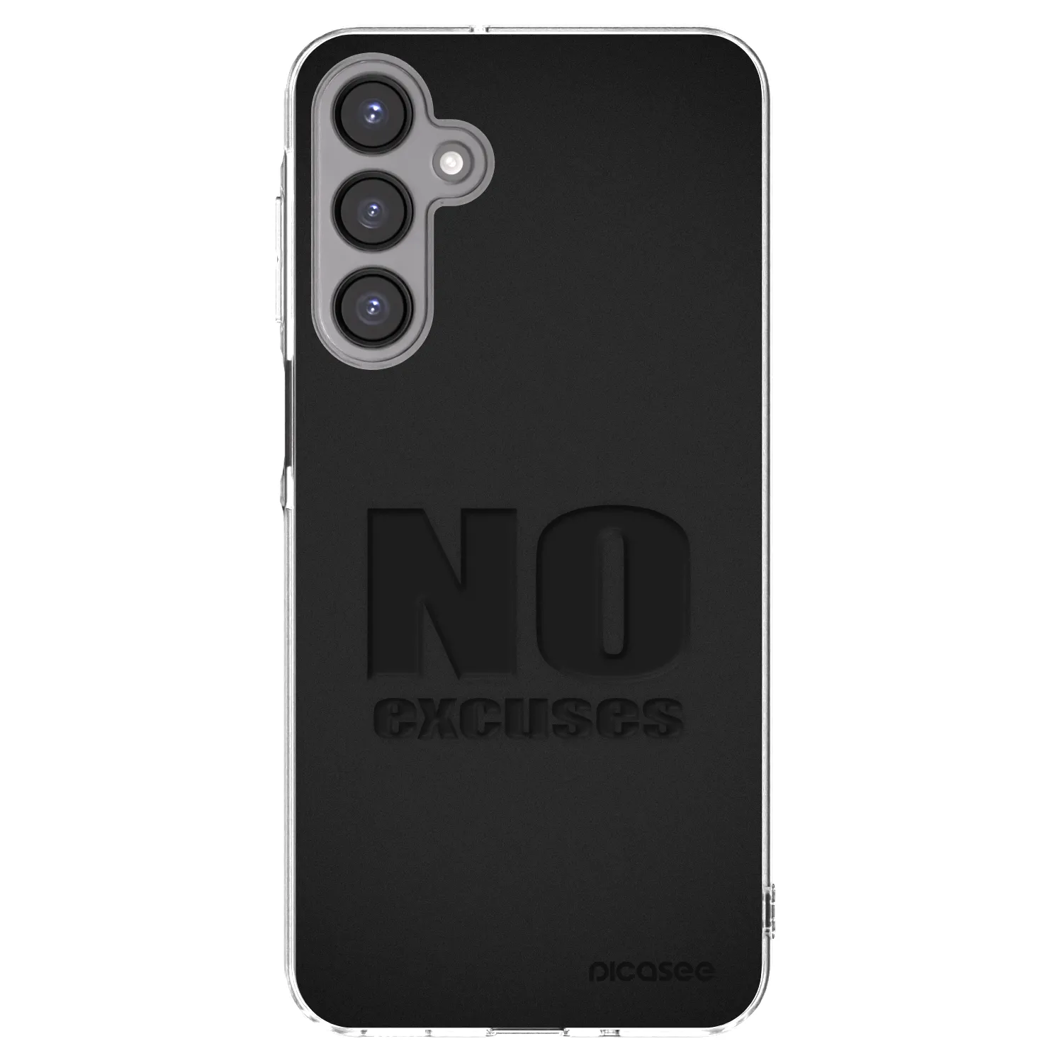 Picasee Samsung Galaxy A16 5G Hülle - Transparentes Silikon - No Excuses
