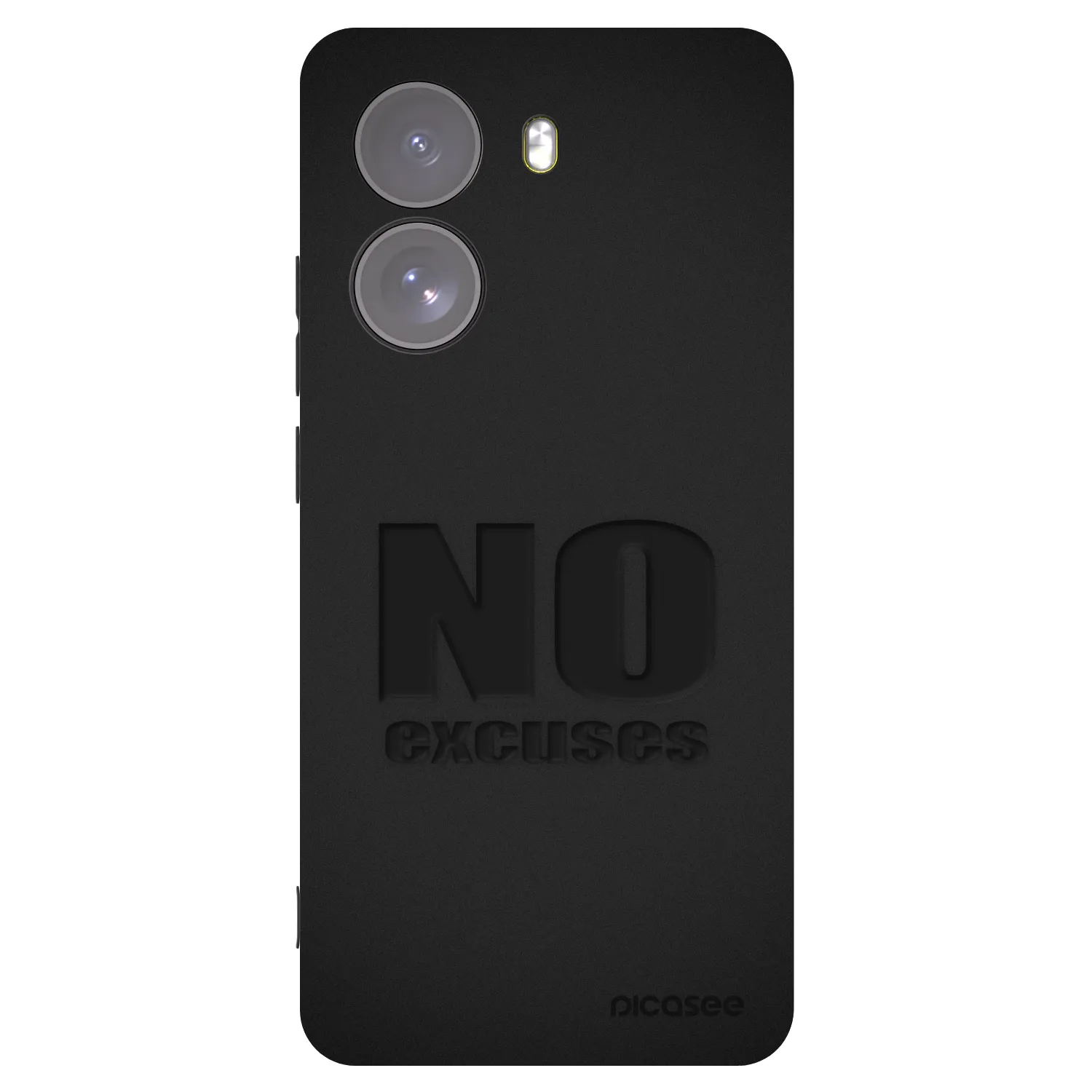 Picasee Xiaomi Poco X7 Hülle - Schwarzes Silikon - No Excuses