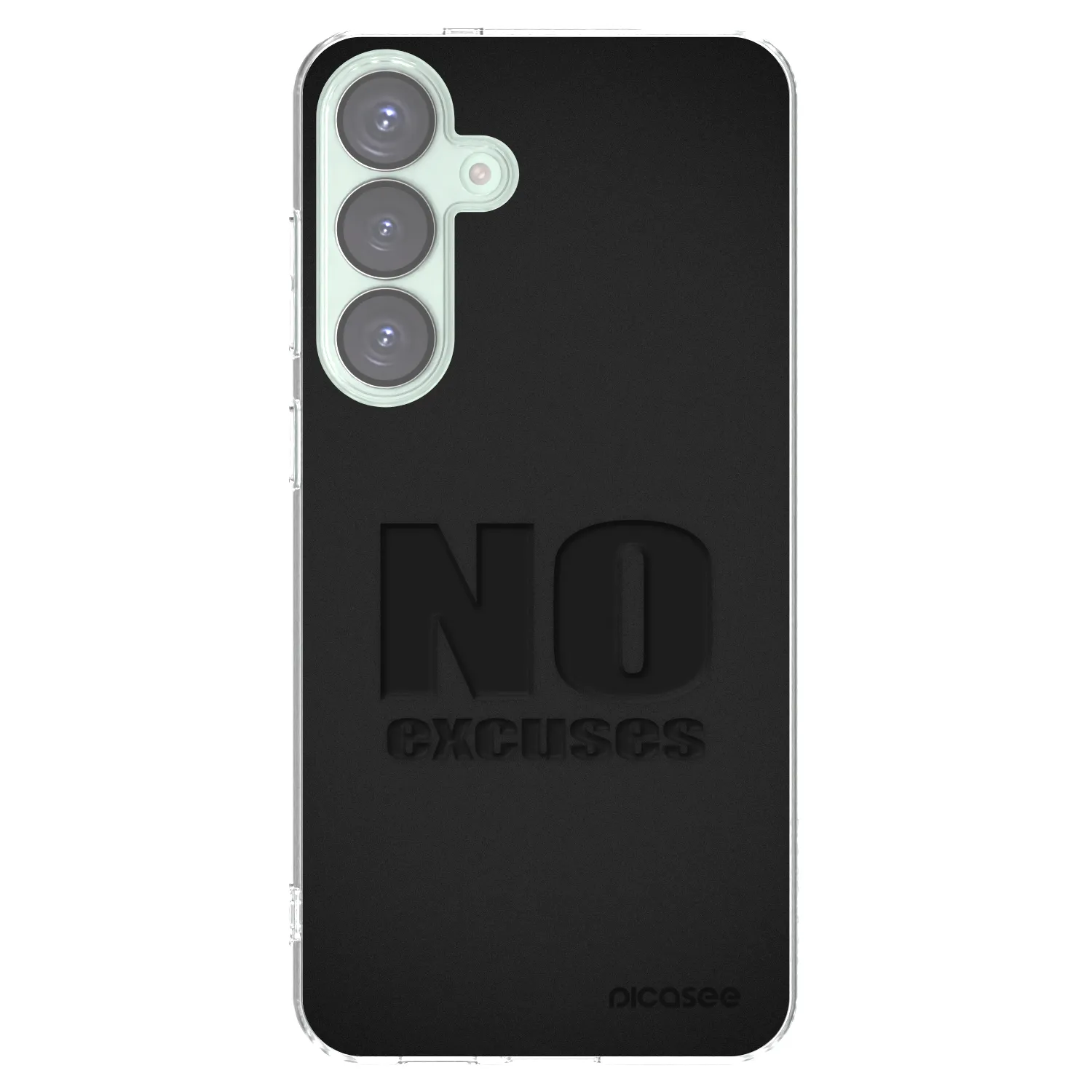 Picasee Samsung Galaxy S25+ 5G Hülle - Transparentes Silikon - No Excuses