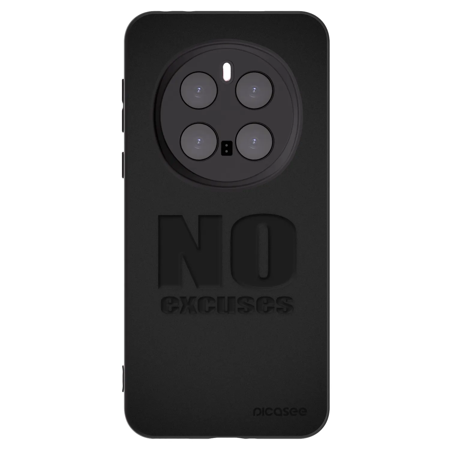 Picasee Honor Magic7 Pro 5G Hülle - Schwarzes Silikon - No Excuses