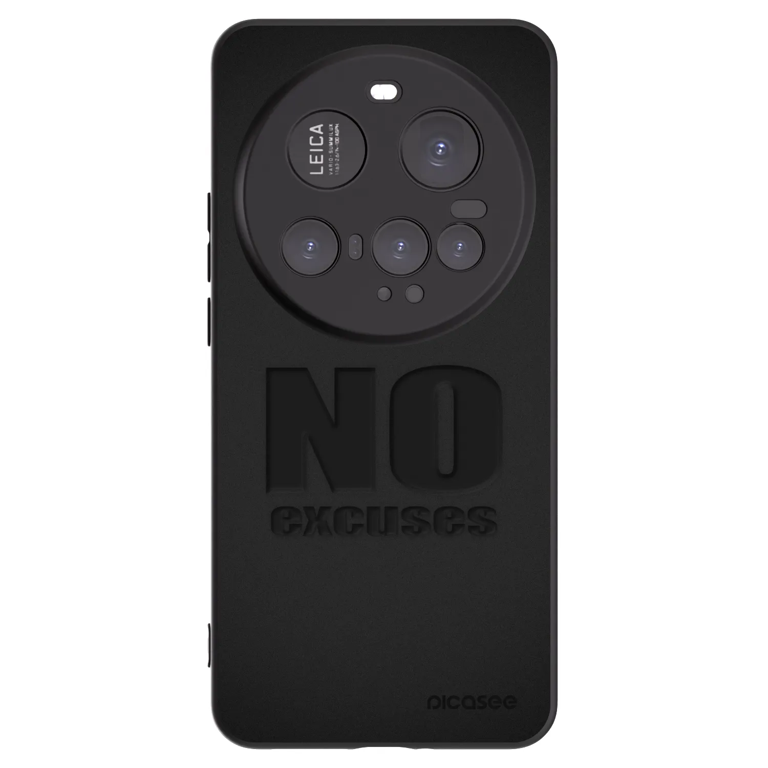 Picasee Xiaomi 15 Ultra Hülle - Schwarzes Silikon - No Excuses