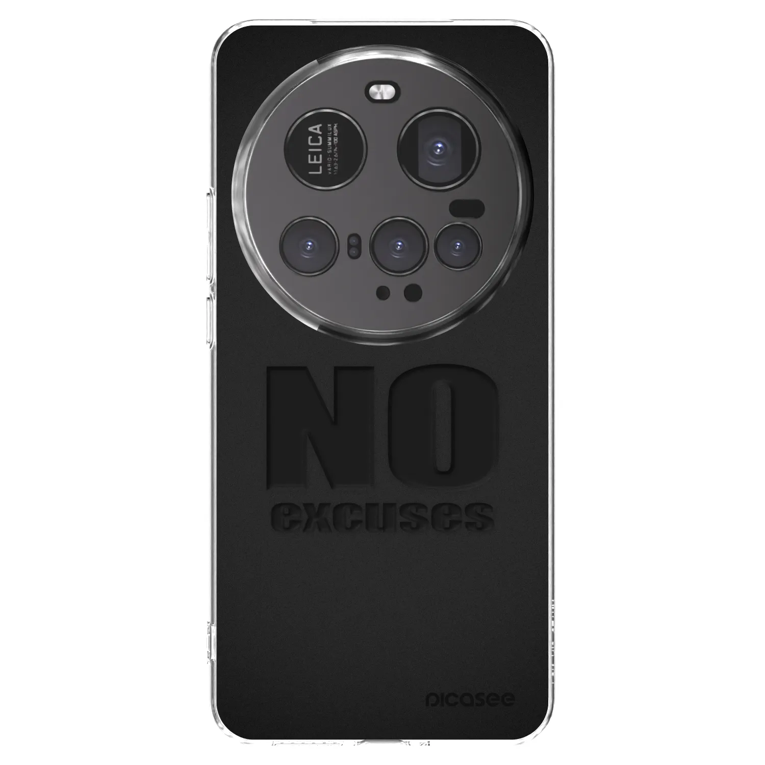 Picasee Xiaomi 15 Ultra Hülle - Transparentes Silikon - No Excuses