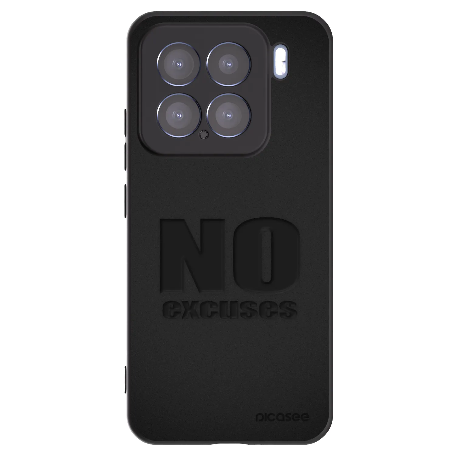 Picasee Xiaomi 15 Hülle - Schwarzes Silikon - No Excuses