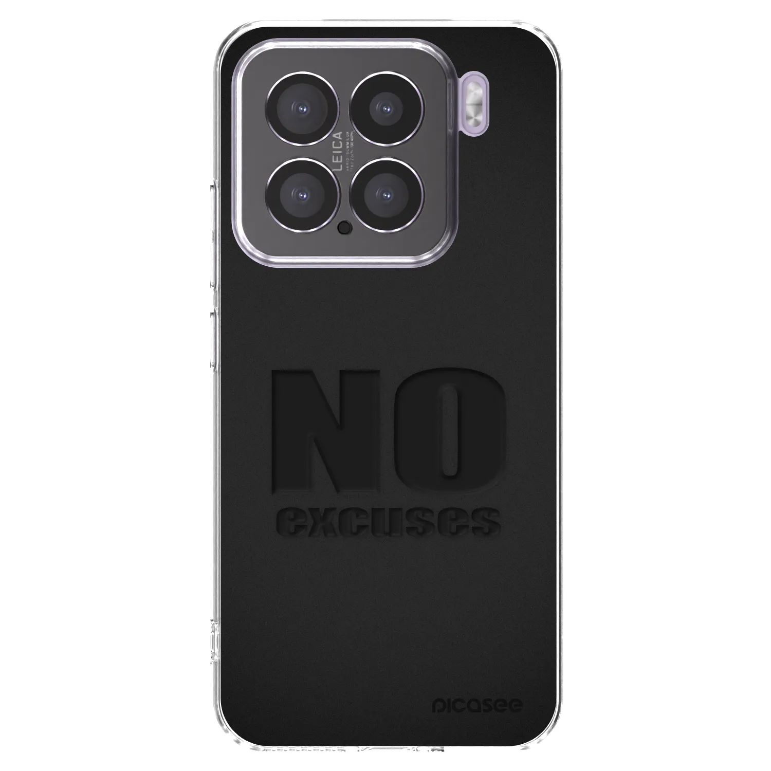 Picasee Xiaomi 15 Hülle - Transparentes Silikon - No Excuses