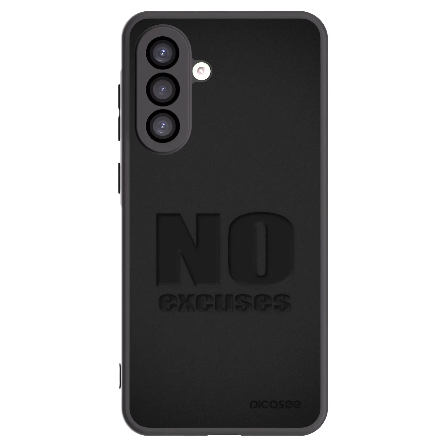 Picasee Samsung Galaxy A26 5G A266B Hülle - Schwarzes Silikon - No Excuses