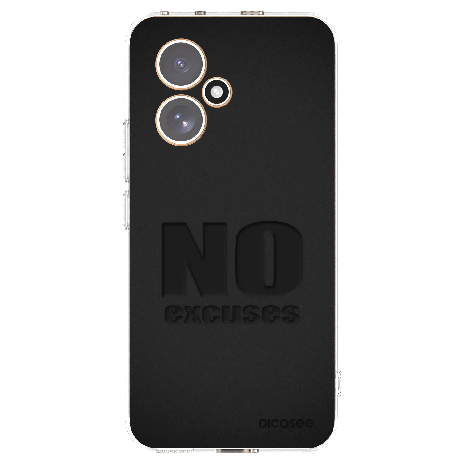 Picasee Honor 400 5G Hülle - Transparentes Silikon - No Excuses