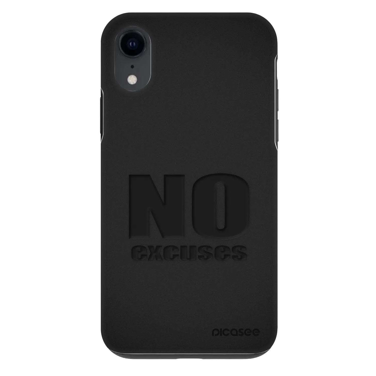 Picasee Fashion Case für Apple iPhone XR - No Excuses