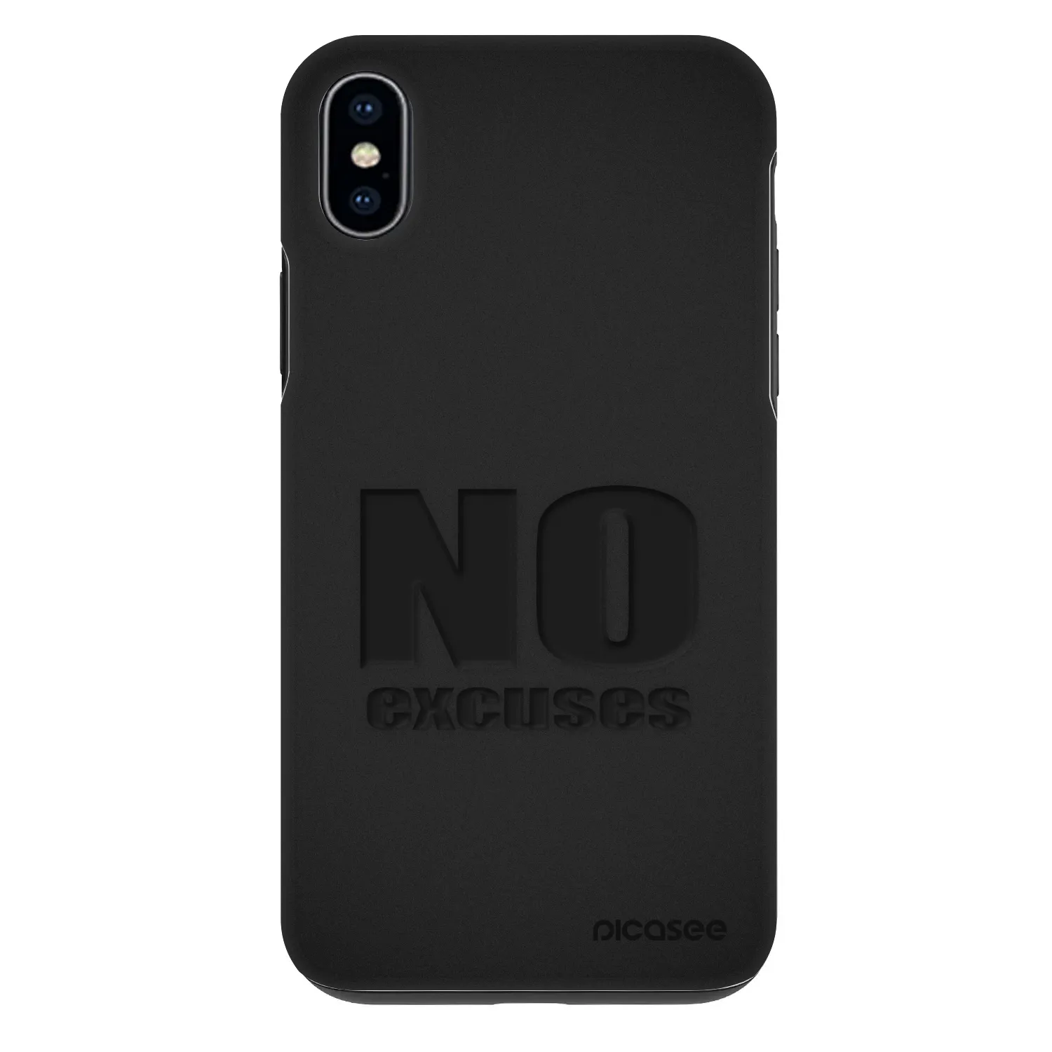 Picasee Fashion Case für Apple iPhone XS Max - No Excuses