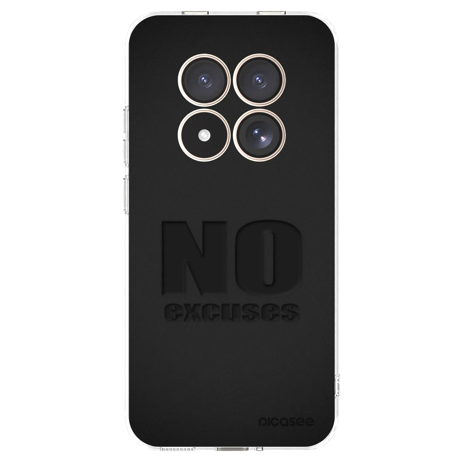 Picasee Xiaomi Redmi Note 15 Pro 4G Hülle - Transparentes Silikon - No Excuses