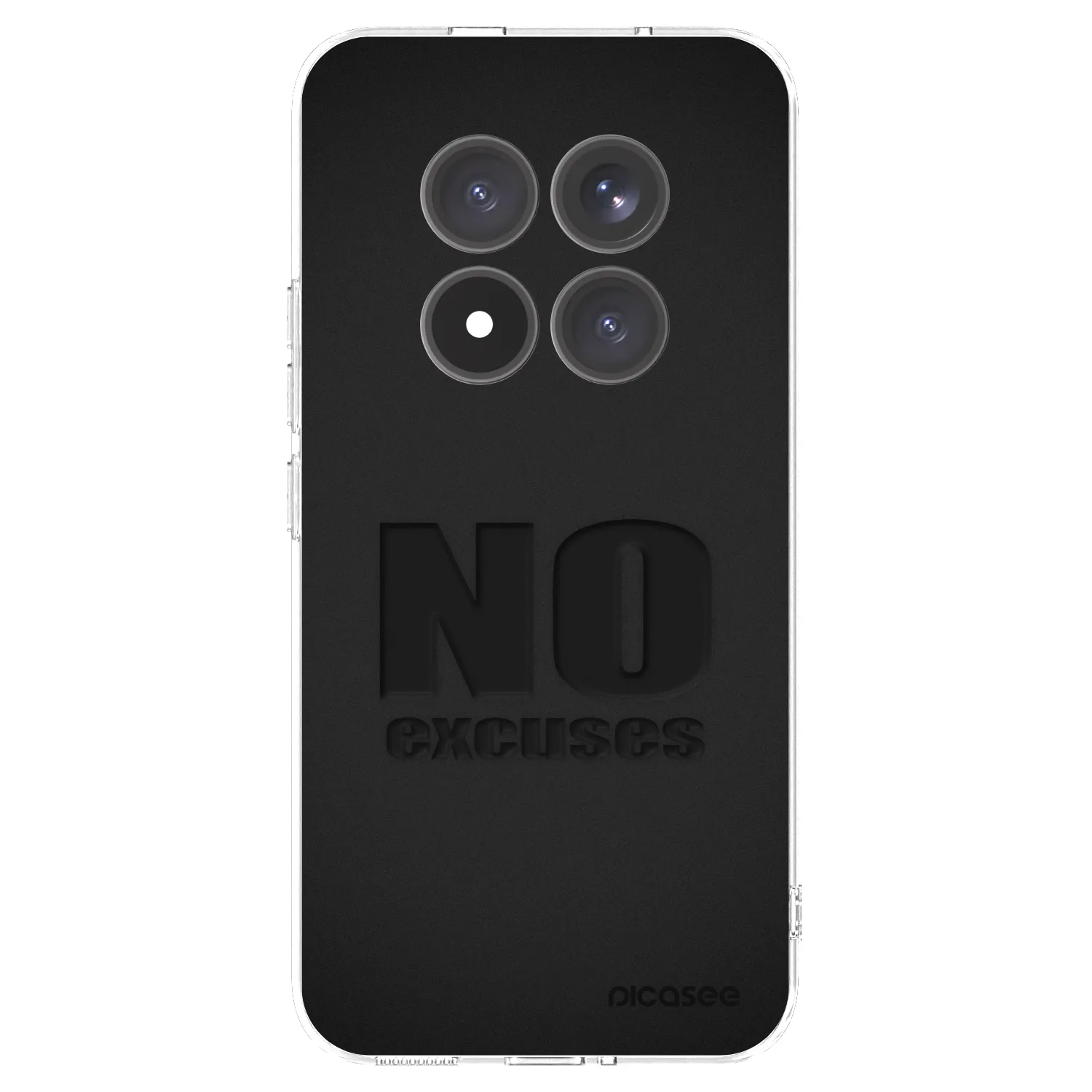 Picasee Xiaomi Redmi Note 15 Pro+ Hülle - Transparentes Silikon - No Excuses