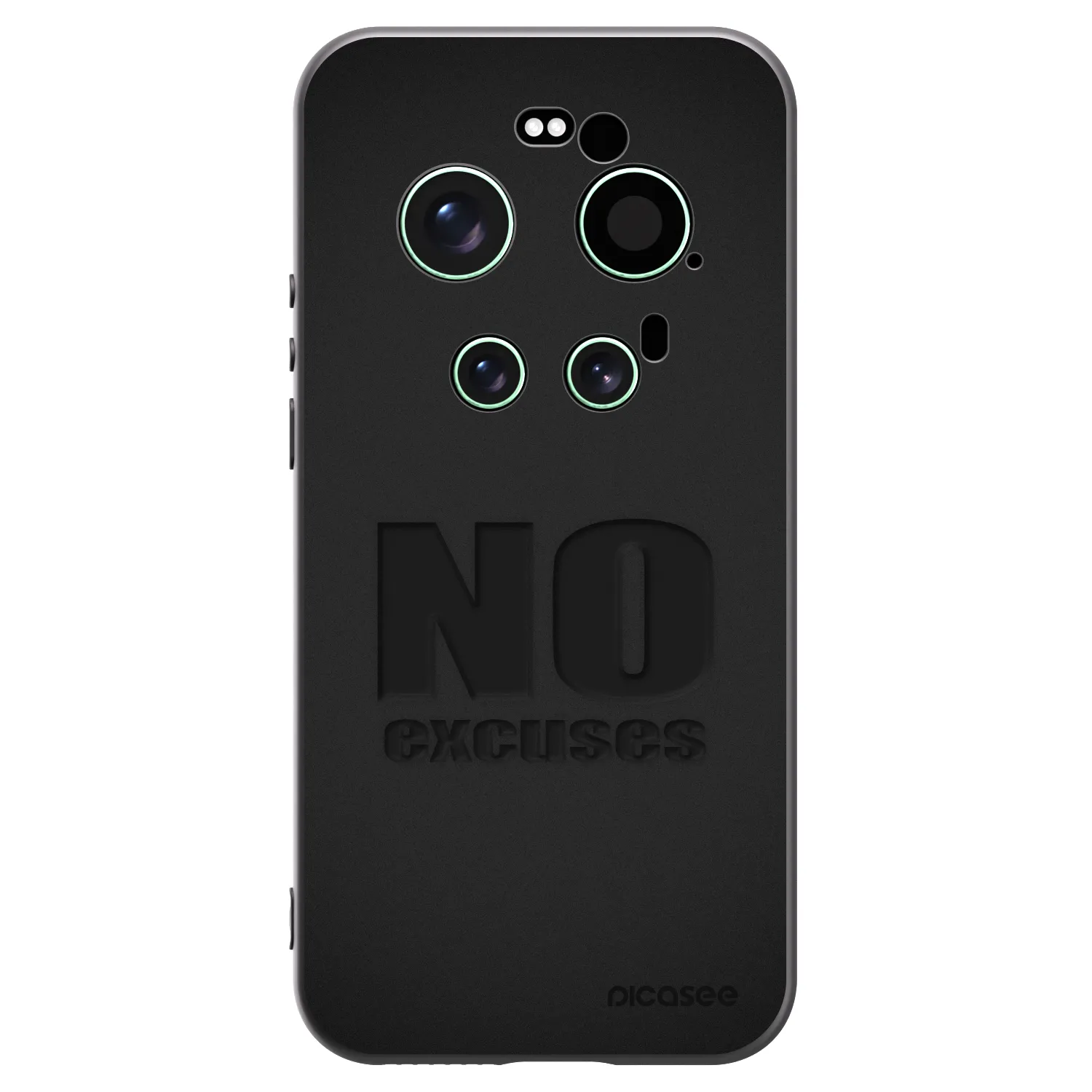 Picasee Xiaomi 17 Ultra Hülle - Schwarzes Silikon - No Excuses