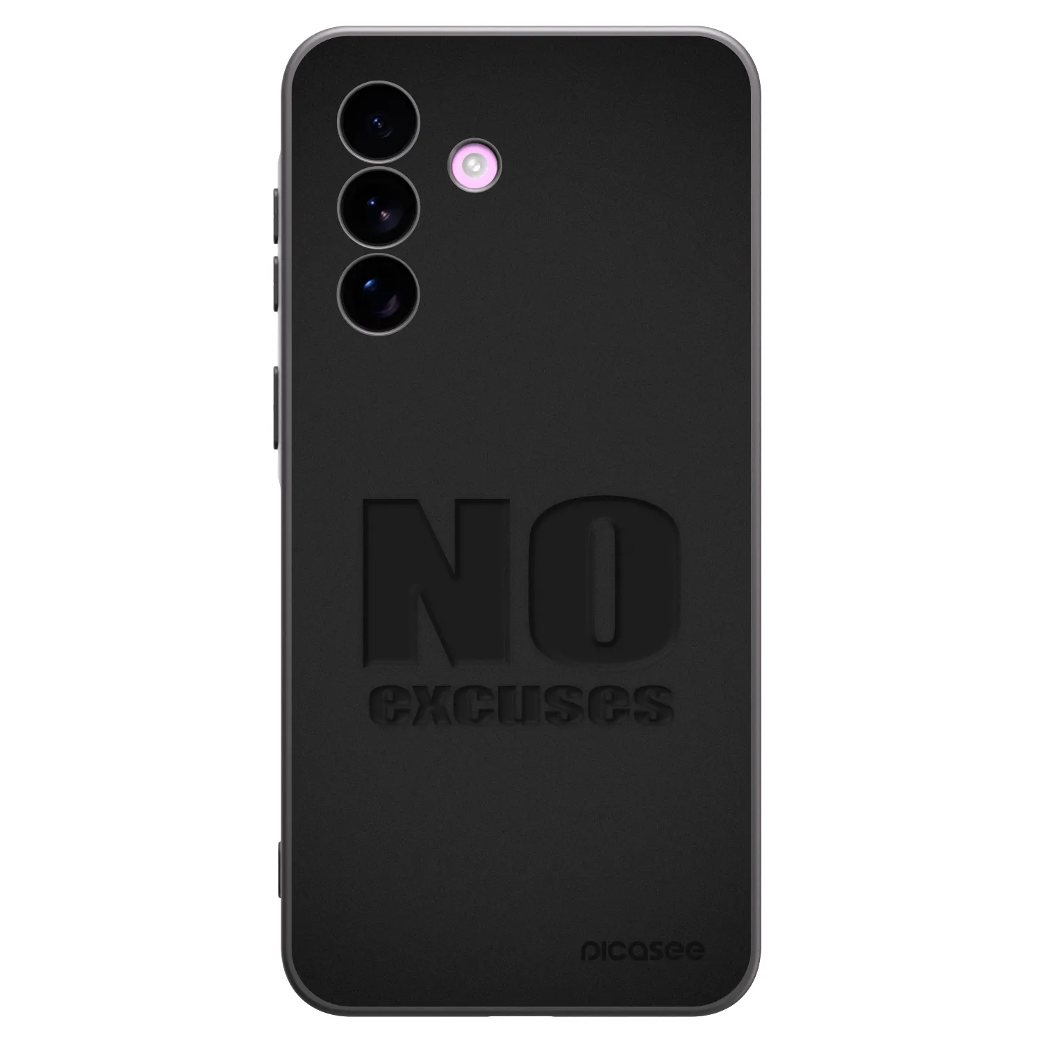 Picasee Samsung Galaxy A57 5G Hülle - Schwarzes Silikon - No Excuses