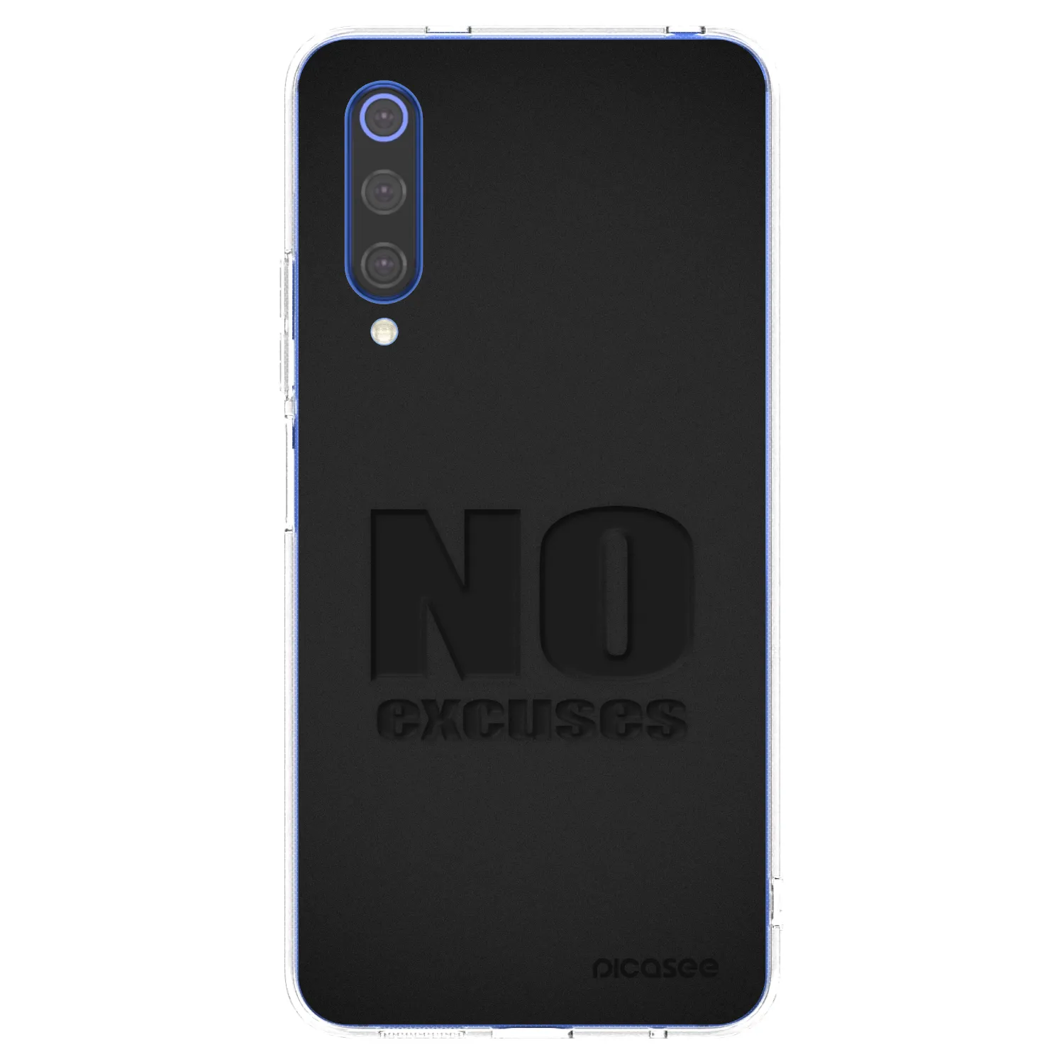 Picasee Xiaomi Mi 9 SE Hülle - Transparentes Silikon - No Excuses