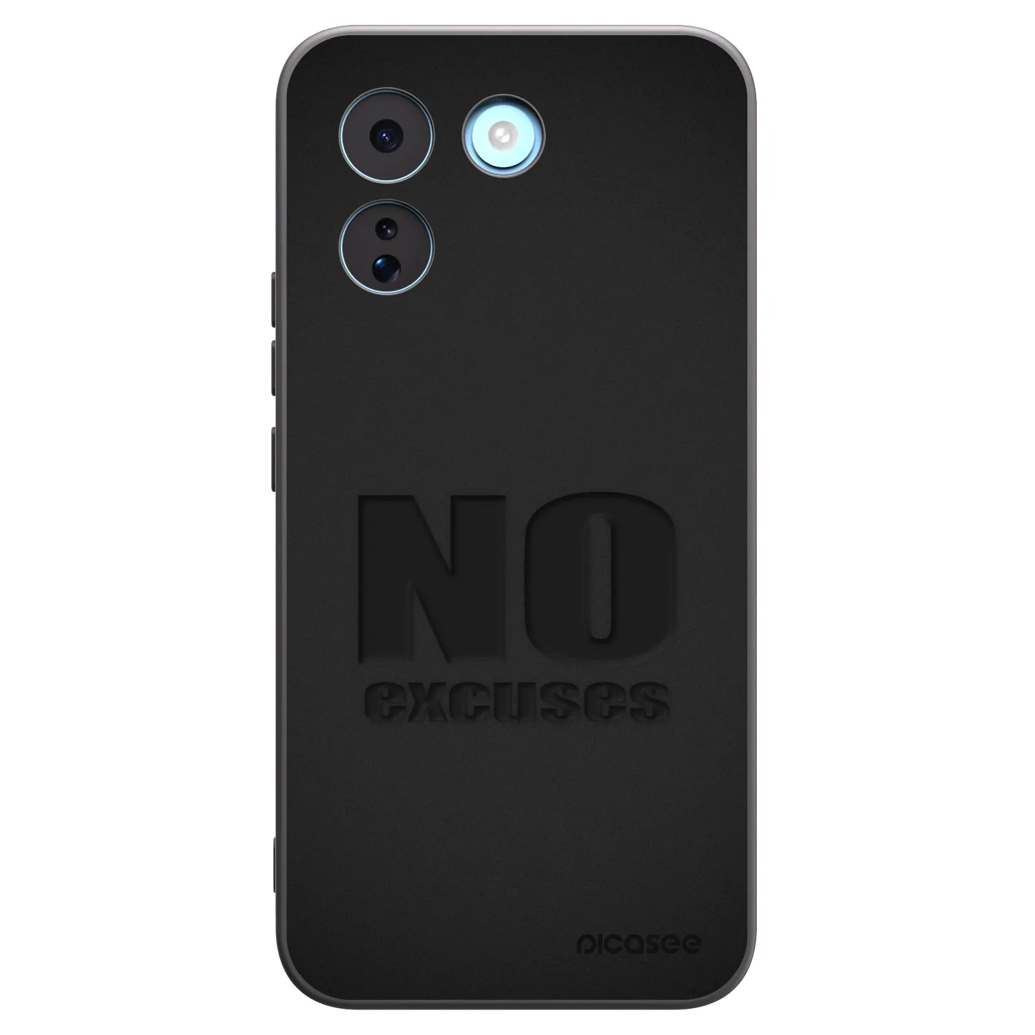 Picasee Xiaomi Redmi Note 17 Pro MAX 5G Hülle - Schwarzes Silikon - No Excuses