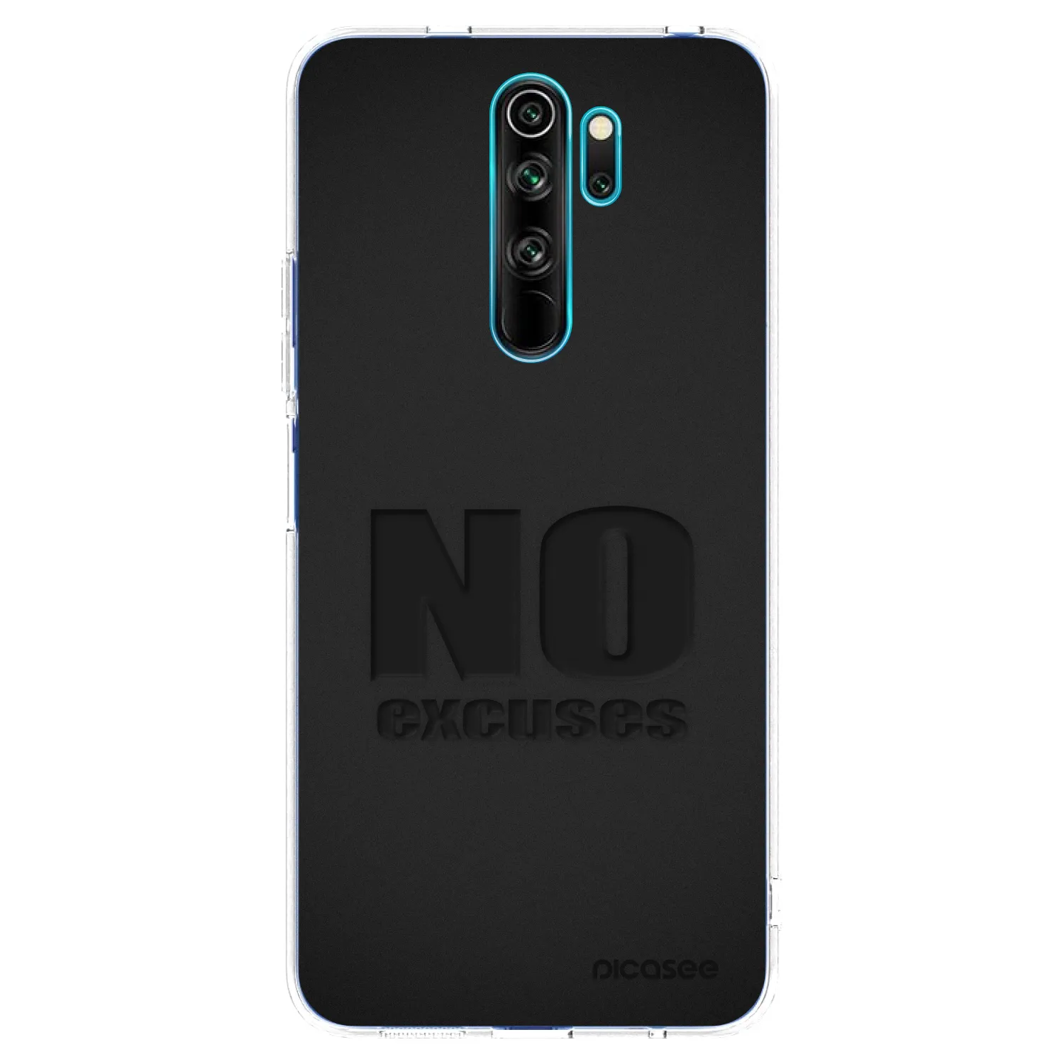 Picasee Xiaomi Redmi Note 8 Pro Hülle - Transparentes Silikon - No Excuses