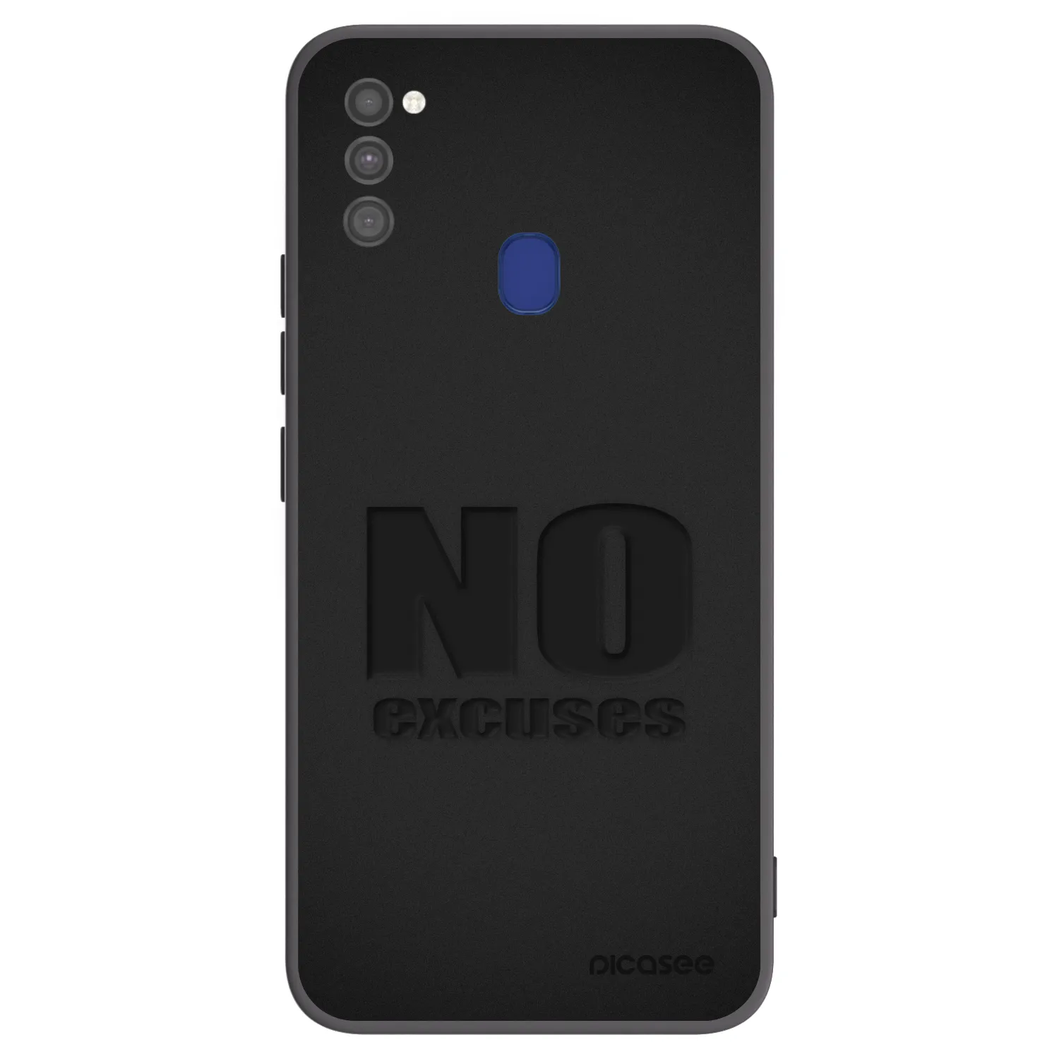 Picasee Samsung Galaxy M21 M215F Hülle - Schwarzes Silikon - No Excuses