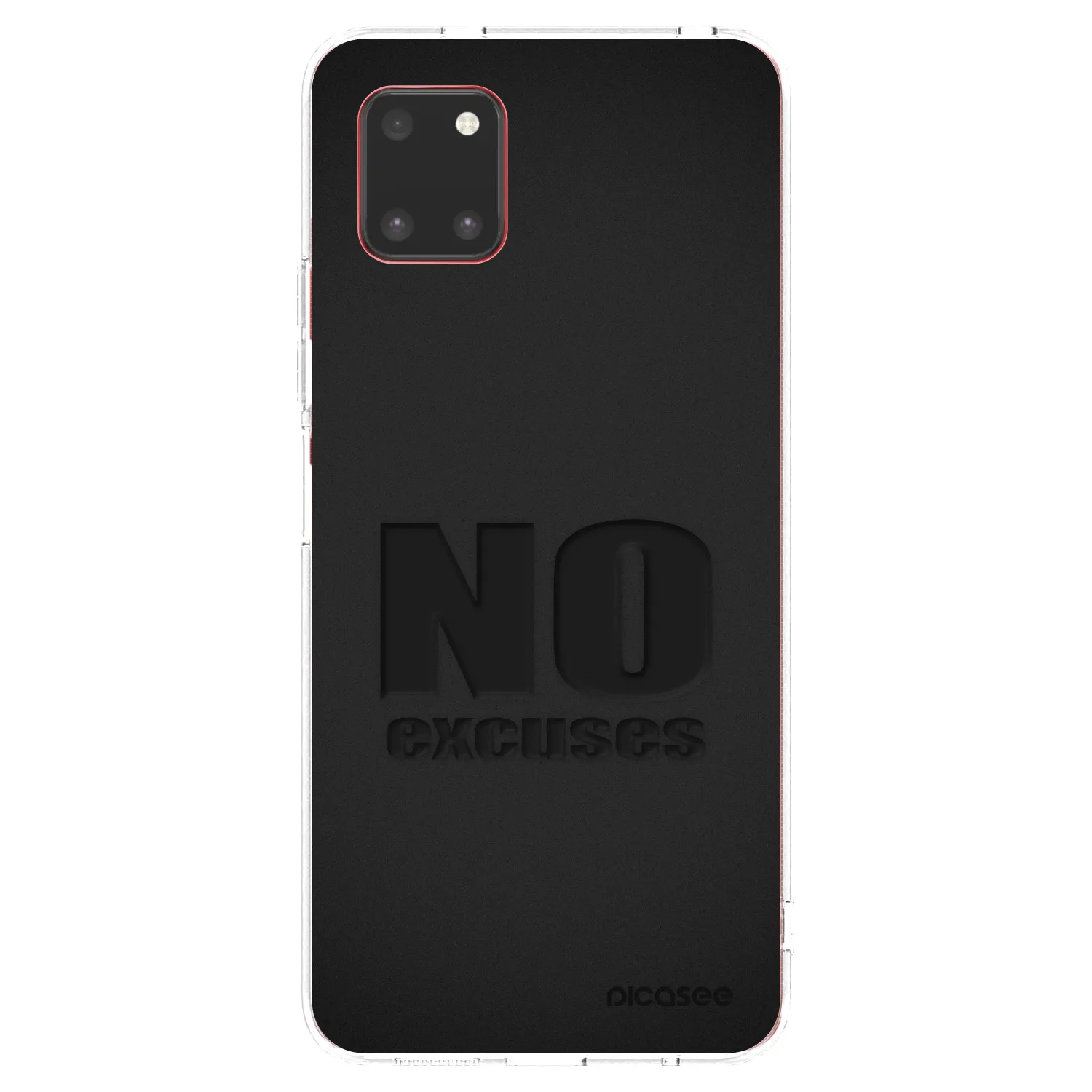 Picasee Samsung Galaxy Note 10 Lite N770F Hülle - Transparentes Silikon - No Excuses