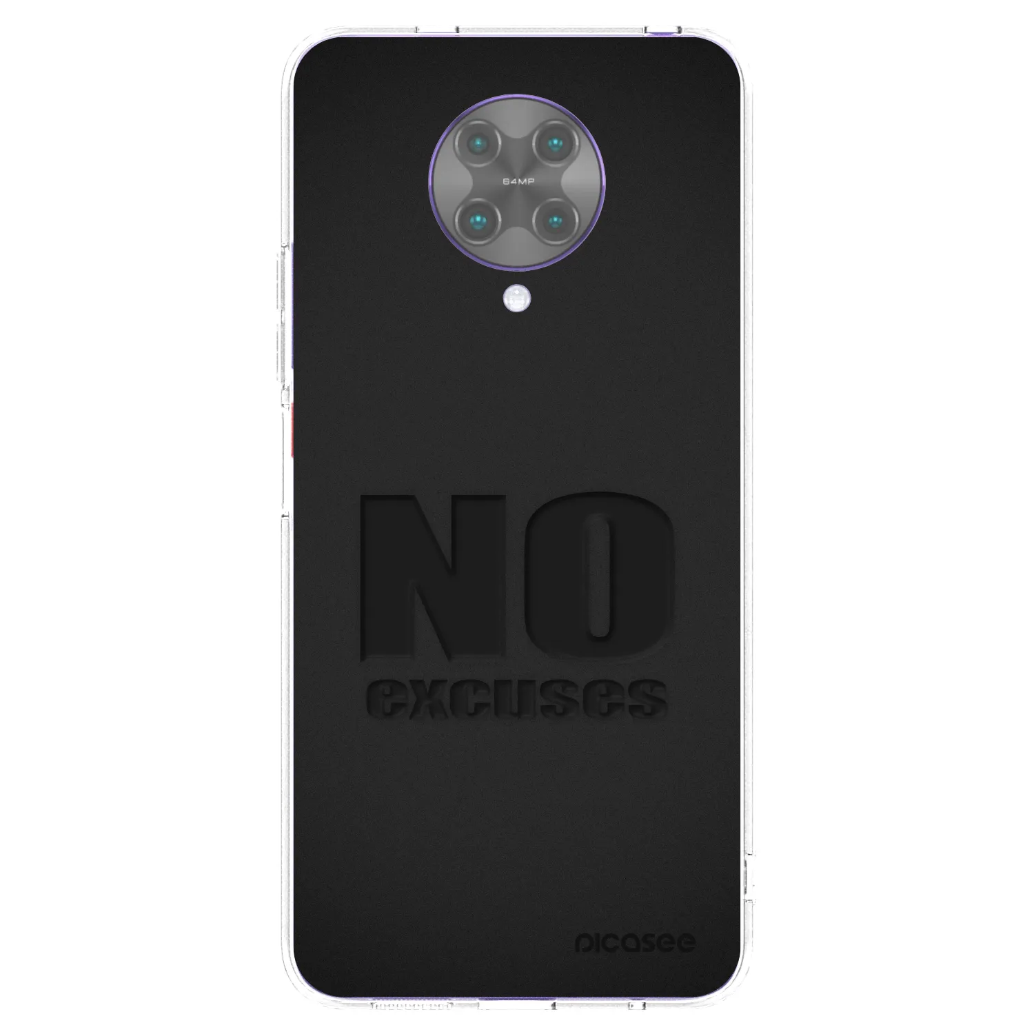 Picasee Xiaomi Poco F2 Pro Hülle - Transparentes Silikon - No Excuses