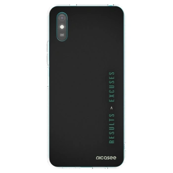 Picasee Xiaomi Redmi 9AT Hülle - Transparentes Silikon - Results x Excuses