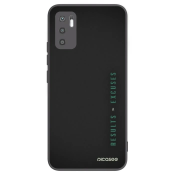 Picasee Xiaomi Redmi Note 10 5G Hülle - Schwarzes Silikon - Results x Excuses