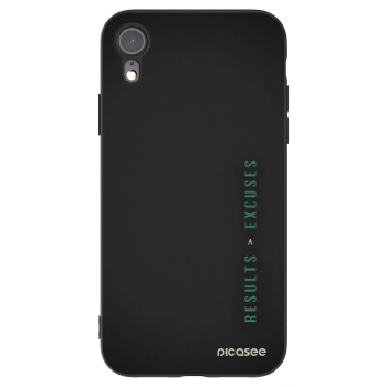 Picasee Apple iPhone 6 Plus/6S Plus Hülle - Schwarzes Silikon - Results x Excuses
