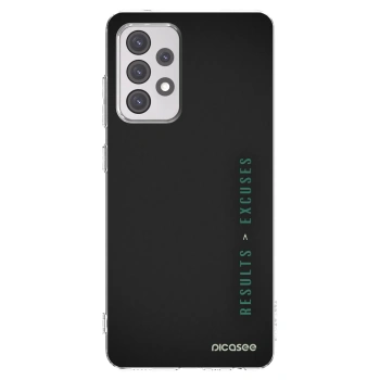 Picasee Samsung Galaxy A52s 5G A528B Hülle - Transparentes Silikon - Results x Excuses