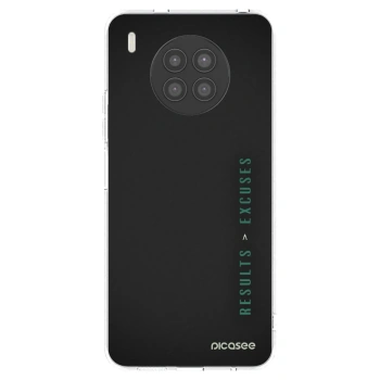Picasee Huawei Nova 8i Hülle - Transparentes Silikon - Results x Excuses