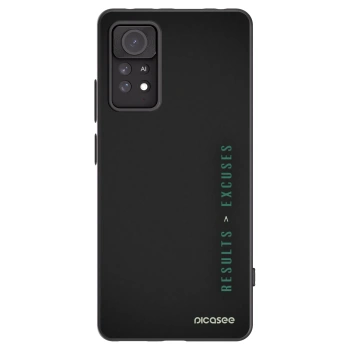 Picasee Xiaomi Redmi Note 11 Pro Hülle - Schwarzes Silikon - Results x Excuses