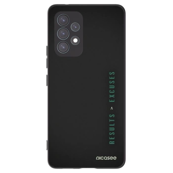 Picasee Samsung Galaxy A53 5G A536 Hülle - Schwarzes Silikon - Results x Excuses