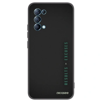 Picasee OPPO Reno 5 5G Hülle - Schwarzes Silikon - Results x Excuses