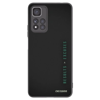 Picasee Xiaomi Redmi Note 11 Pro+ 5G Hülle - Schwarzes Silikon - Results x Excuses