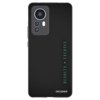 Picasee Xiaomi 12T Hülle - Schwarzes Silikon - Results x Excuses