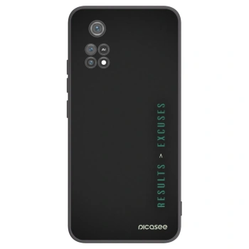 Picasee Xiaomi Poco M4 Pro Hülle - Schwarzes Silikon - Results x Excuses