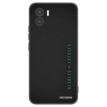 Picasee Xiaomi Redmi A1 Hülle - Schwarzes Silikon - Results x Excuses