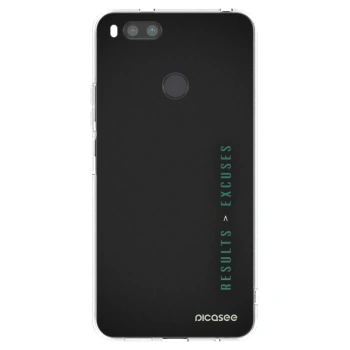 Picasee Xiaomi Redmi A1 Hülle - Transparentes Silikon - Results x Excuses